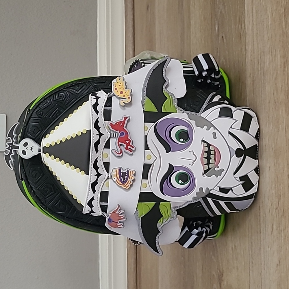 Loungefly Beetlejuice Carousel Hat Light Up Cosplay Mini Backpack